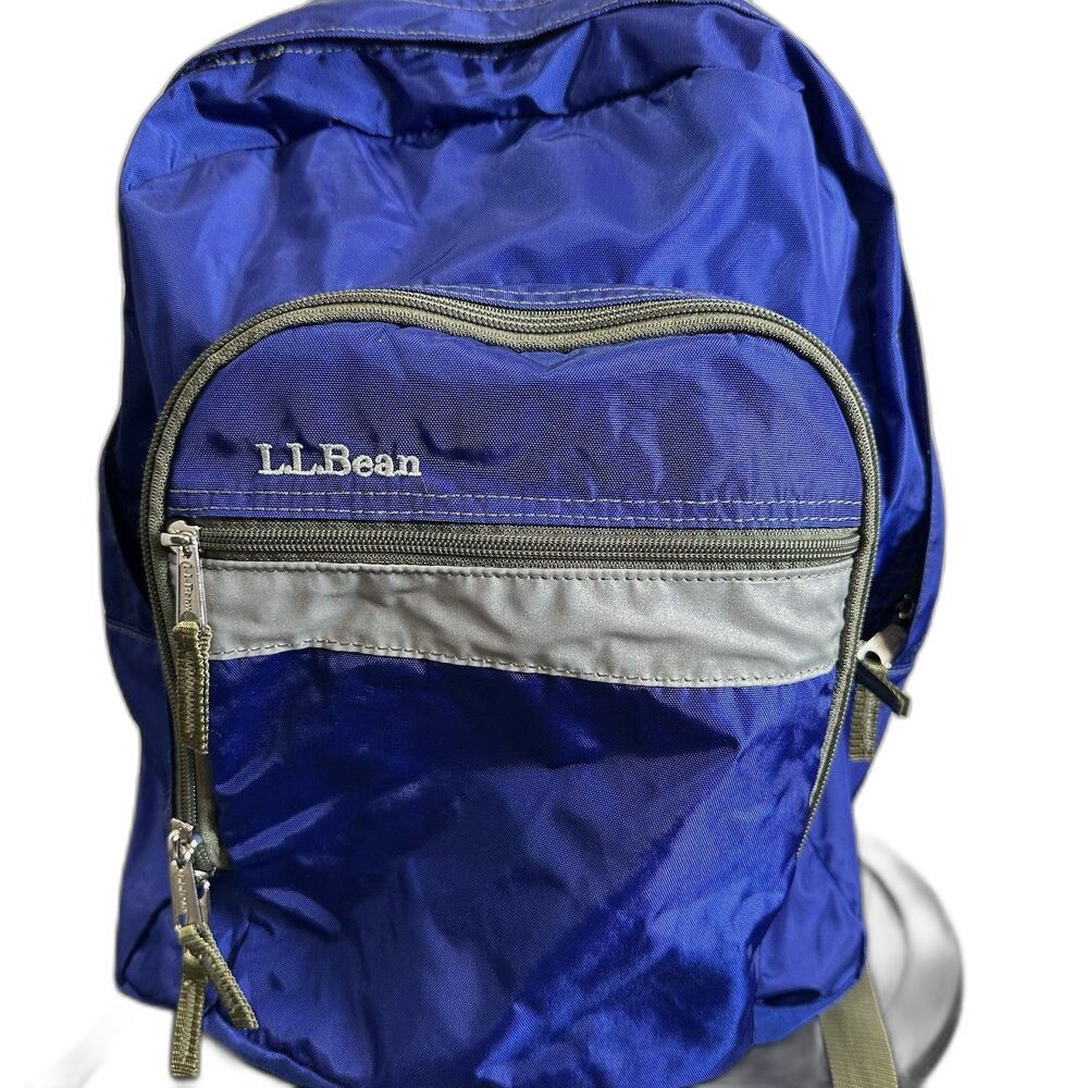 L.L. Bean Kids Backpack Eli Lilly Diabetes Camp Awareness Bookpack Vintage Blue